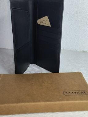Coach Brown Leather Accessory Box